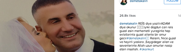 Demet Akalın'dan Sedat Peker'e anlamlı mesaj
